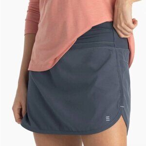 Free Fly Women's Bamboo-Lined Breeze Skort Blue Dusk - Small